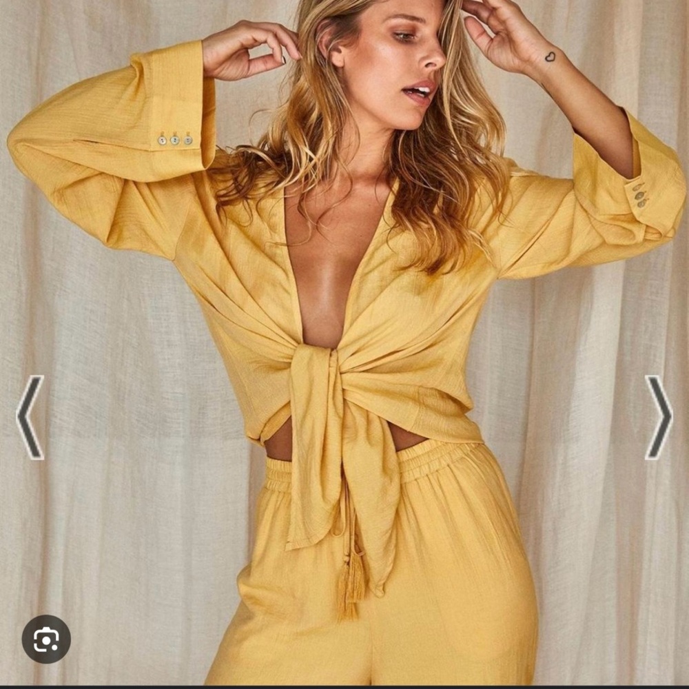 Monday Swimwear Tahiti Top/Pants Set - Butterscotch